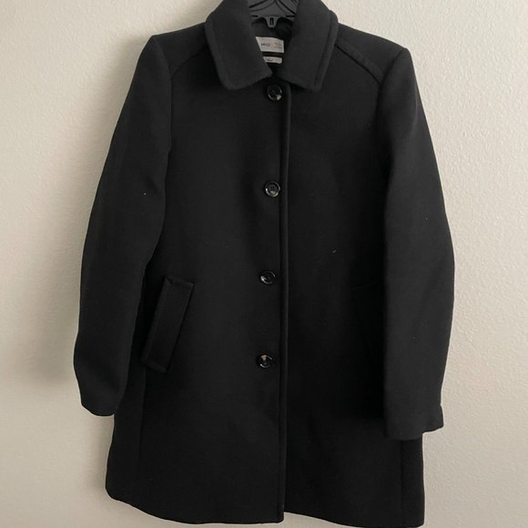 MANGO Buttoned wool coat - Small - Picture 5 of 5